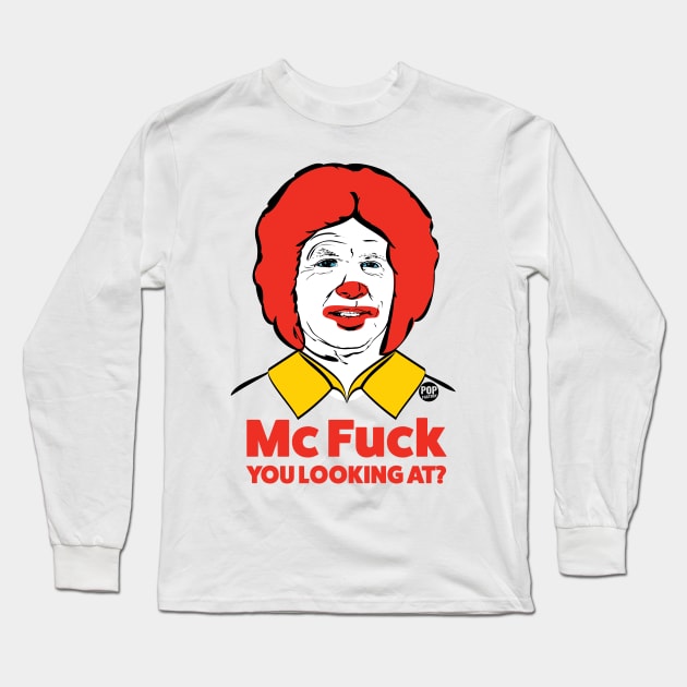 MCFUCK Long Sleeve T-Shirt by toddgoldmanart